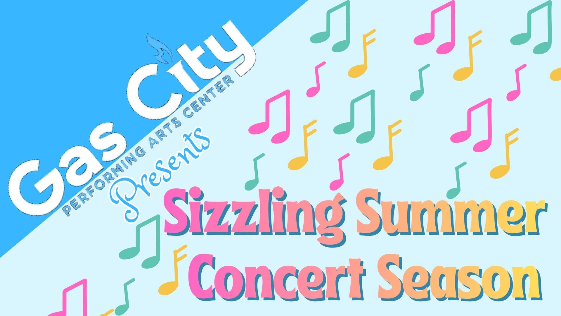 Summer Concert Season Schedule for the Gas City Performing Arts Center