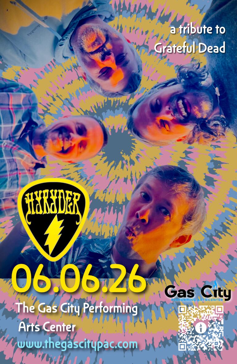 Hyryder a Tribute to the Grateful Dead Concert Poster - June 6 2026 - Gas City Performing Arts Center Hyryder A Tribute to the Grateful Dead Concert poster - June 6 2026