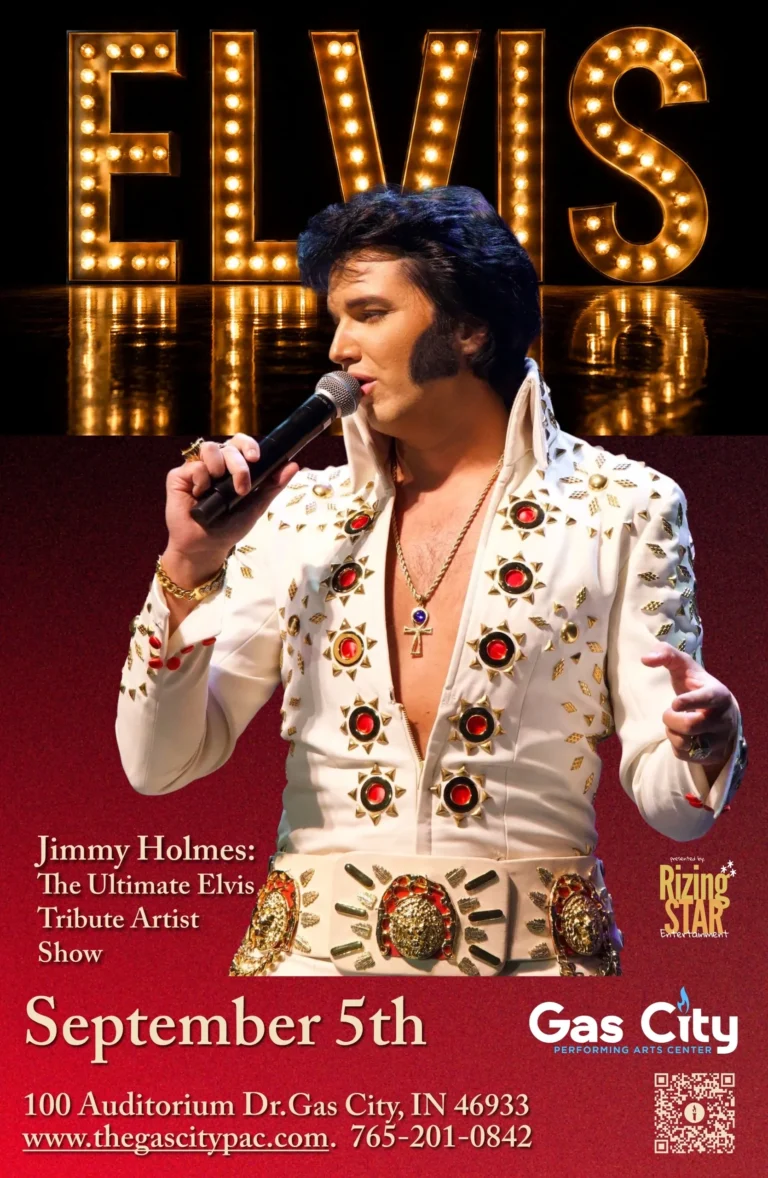 Jimmy Holmes As Elvis - Gas City Performing Arts Center