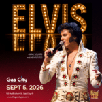 Elvis Square - Gas City Performing Arts Center Jimmy Holmes Elvis Tribute Artist September 5