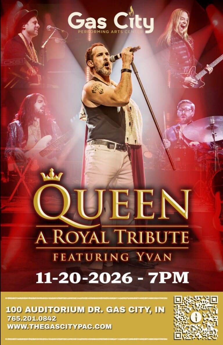 Queen: a Royal Tribute Featuring Yvan - Gas City Performing Arts Center Queen: A Royal Tribute Featuring Yvan